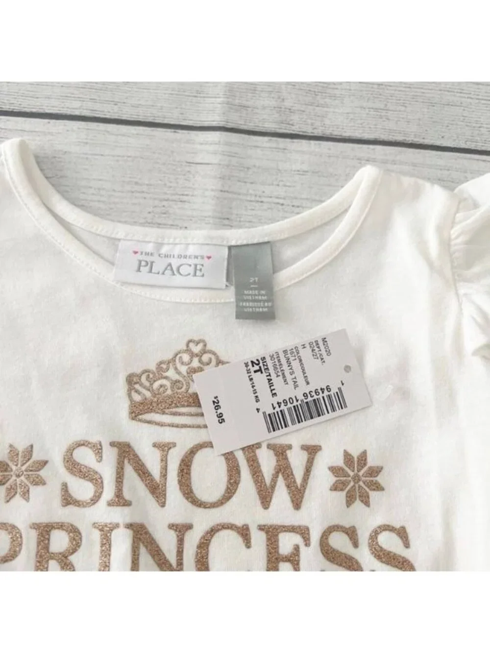 The Children's Place Snow Princess Long Sleeve Tutu Dress Toddler NWT 2T